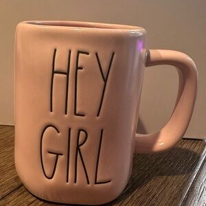 Rae Dunn Blush Pink 'Hey Girl' Mug